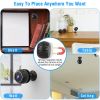 Mini Wireless Camera Wifi IR Night Vision HD 1080p Home Security Camera for Home Indoor Office Baby Pet