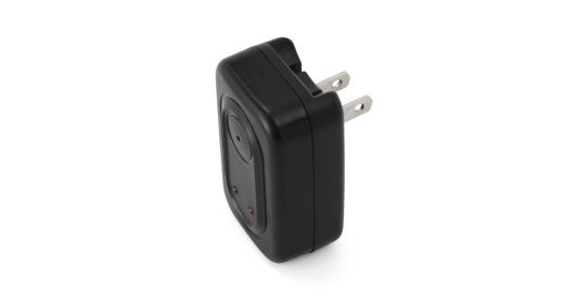 Compact Wall Plug Battery Charger HighRes REC Camera with Loop Recording (SKU: g76172guscplug)